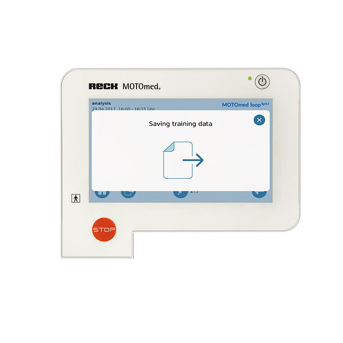 MOTOmed USA Loop Light. Entrenador de piernas - Bicicleta estática asistida por motor, entrenador activo y pasivo