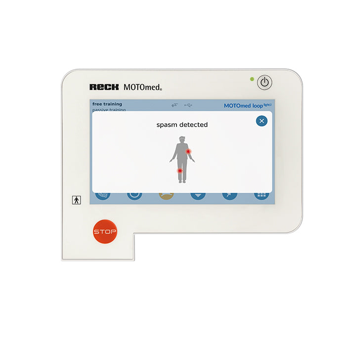 Bicicleta estática asistida por motor MOTOmed USA loop light.la, entrenador activo y pasivo