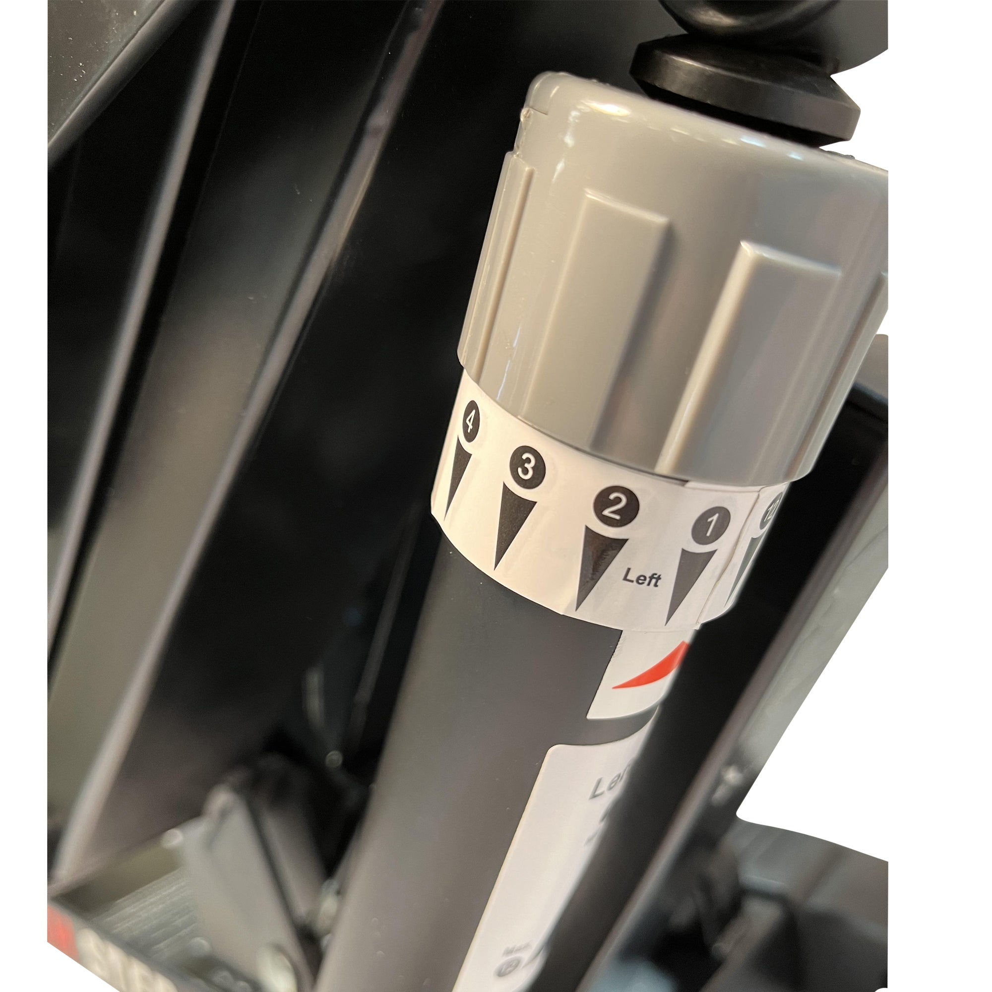 Stepper lineal reclinable HealthStep con asiento giratorio para personas mayores 