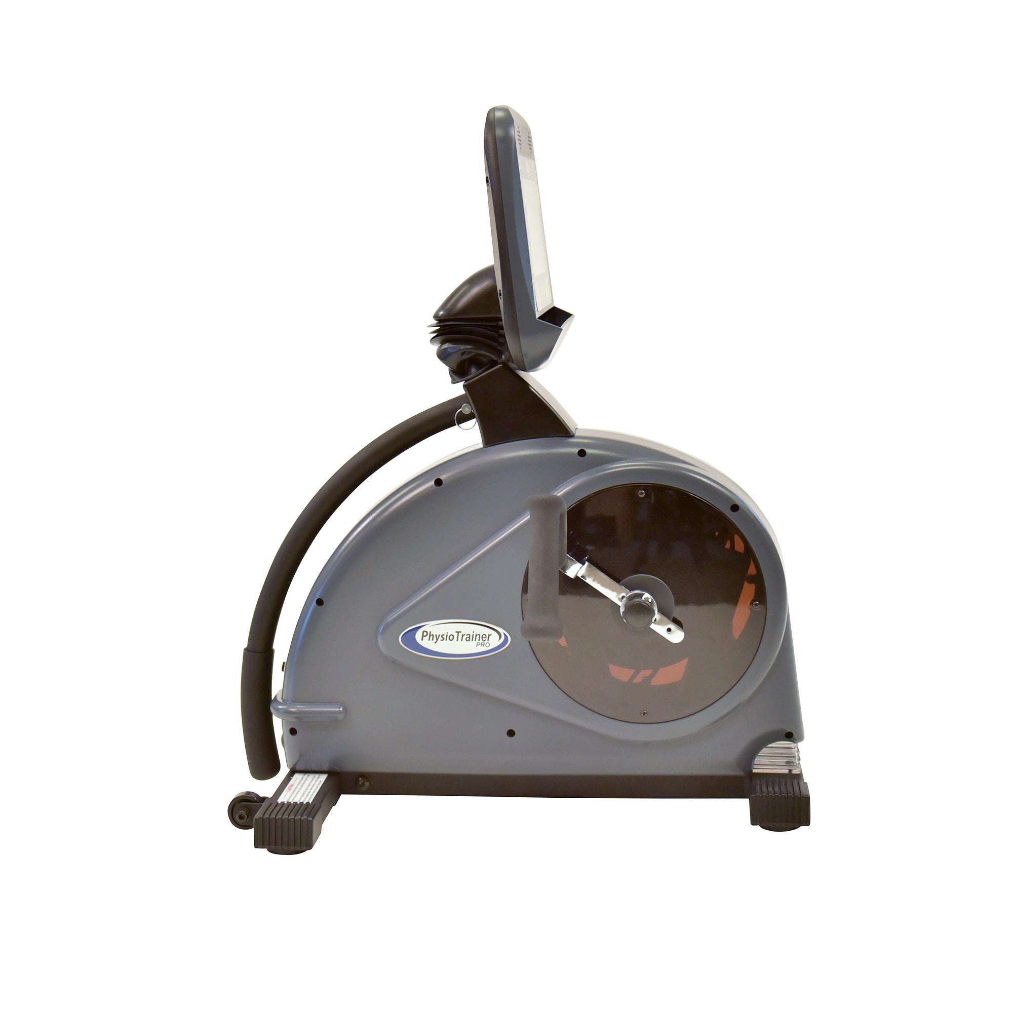 Ergómetro de brazo PhysioTrainer PRO con control electrónico - Bicicleta de ejercicios para brazos en silla de ruedas